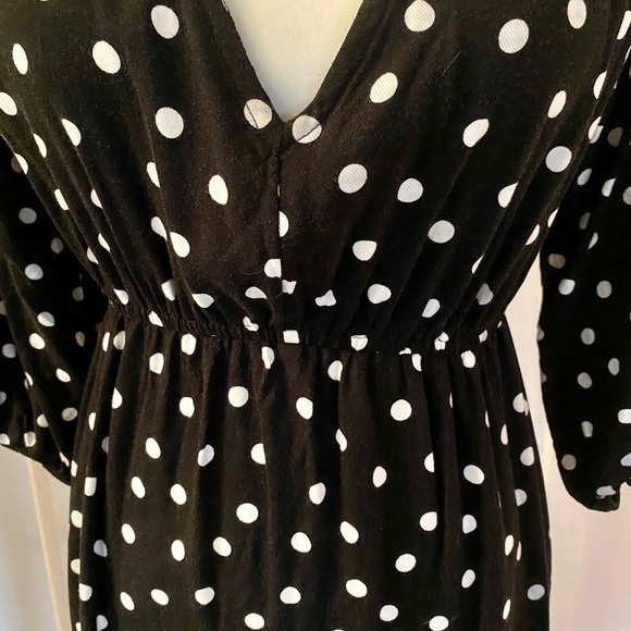 *SOLD* Isabel Maternity Polka Dot Dress Small - Picture 8 of 9